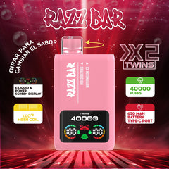 RAZZ BAR 40000 Mixed Berries & Watermelon Ice Einweg-E-Zigarette