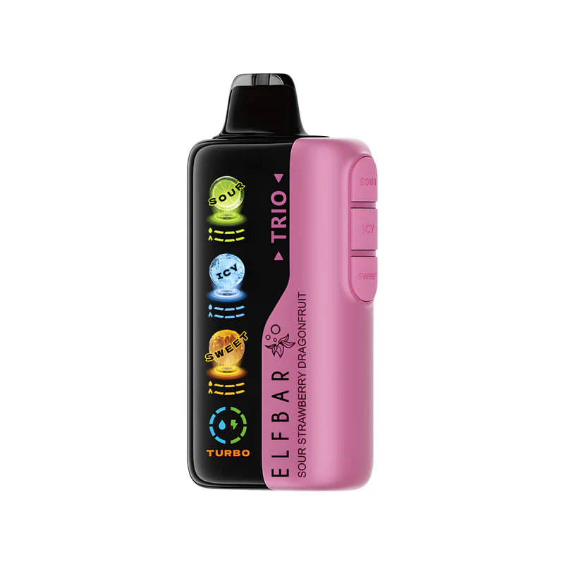 Elfbar Trio 40000 - Sour Strawberry Dragonfruit | Disposable Vape