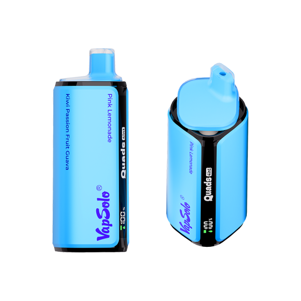 Vapsolo Quads 80K - Pink Lemonade & Kiwi Passion Fruit Guava & Peach Berry & Strawberry Banana