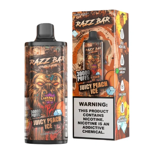Razz Bar 30000 Juicy Peach Ice