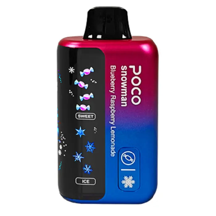 Poco Snowman 70000- Blueberry Raspberry Lemonade