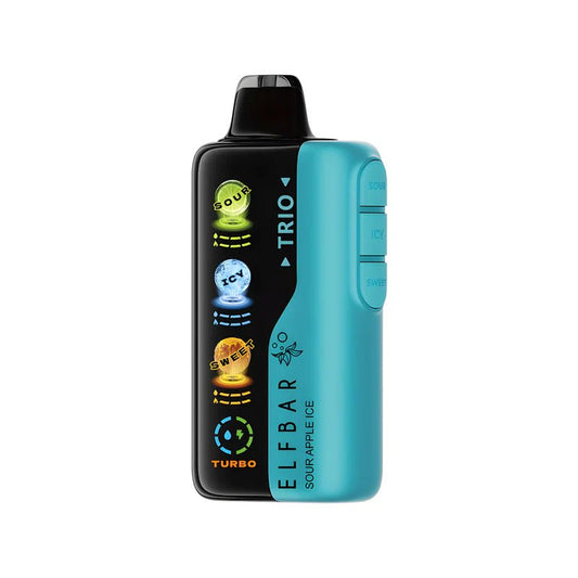 Elfbar Trio 40000 - Sour Apple Ice
