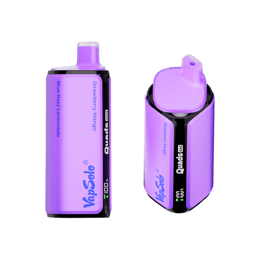 Vapsolo Quads 80K - Strawberry Mango & Blue Razz Lemonade & Vanilla Ice Cream & Sour Triple Berry
