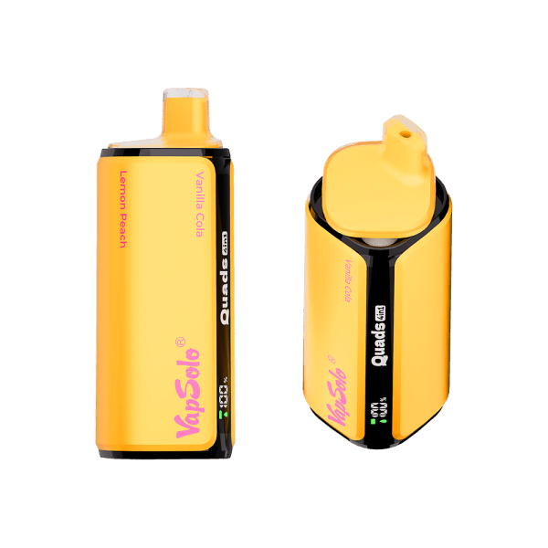 Vapsolo Quads 80K - Vanilla Cola & Lemon Peach & Strawberry Raspberry Cherry Ice & Grape Ice