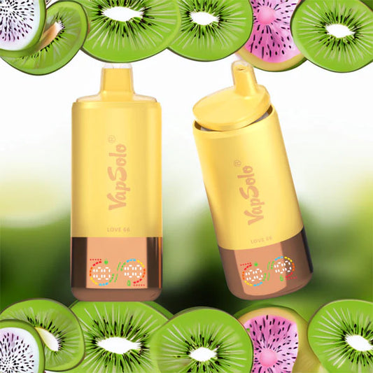 VAPSOLO TRIPLE 60000 - KIWI PASSIONFRUIT & LOVE66 & VANILLA